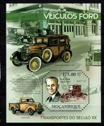 mocambique 2011 pf blok ford auto old timers cars auto's, Ophalen of Verzenden, Postfris, Auto's