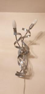 Vintage Brass & Boom metaal wandlamp, Ophalen of Verzenden