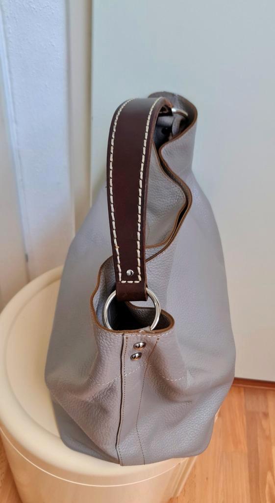 RABEANCO leren handtas leverkleur zeer goede staat, Sieraden, Tassen en Uiterlijk, Tassen | Damestassen, Zo goed als nieuw, Handtas
