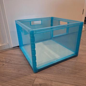 Vintage Ikea Mard opberg krat jaren '90 LP box LP houder beschikbaar voor biedingen