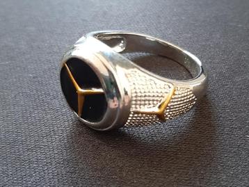 Ring met Mercedes logo maat 20.5 mm beschikbaar voor biedingen