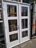 Kozijn met dubbele deuren 2 sets, Ophalen, Glas, 120 cm of meer, 215 cm of meer