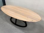 Showmodel Harvink Fier Eetkamertafel Ovaal design Tafel 205, Harvink, Eikenhout, Ophalen of Verzenden, Vijf personen of meer