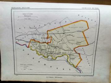 37  de Wijk  Koerkange Broekhuizen Litho1867 Kuyper DR beschikbaar voor biedingen