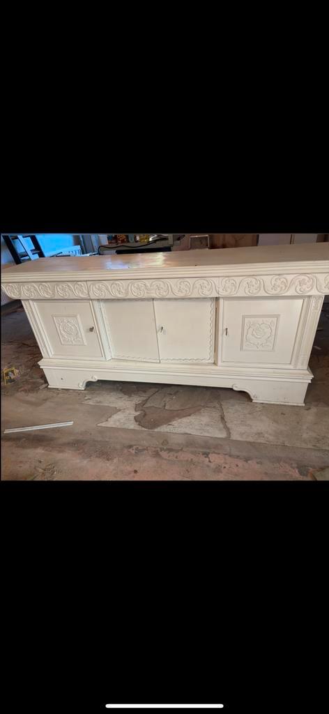 OPRUIMING | Mooie Witte kast met deuren, Huis en Inrichting, Kasten | Buffetkasten, Gebruikt, 100 tot 150 cm, 25 tot 50 cm, Met deur(en)