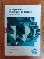 Inge Bleijenbergh - Analyseren in kwalitatief onderzoek, Sociale wetenschap, Ophalen of Verzenden, Zo goed als nieuw, Inge Bleijenbergh; Hennie Boeije