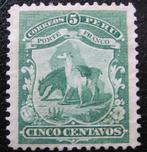 PERU 3 - Dieren: zoogdieren (vicuña), Ophalen of Verzenden, Postfris, Dier of Natuur
