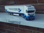 Tekno  Scania  6 X 2  met  tautliner  van  Thomas  Boers., Ophalen of Verzenden, Nieuw, Bus of Vrachtwagen, Tekno