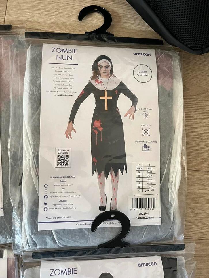 Partij Zombie Non Kostuums - Halloween, Kleding | Dames, Carnavalskleding en Feestkleding, Nieuw, Kleding, Halloween, Maat 38/40 (M)