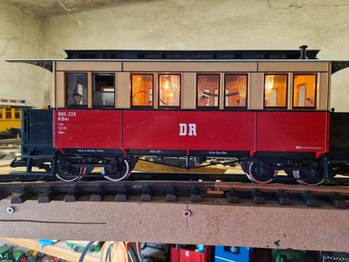 LGB DR Wagen Set, Hobby en Vrije tijd, Modeltreinen | Overige schalen, Zo goed als nieuw, Wagon, Gelijkstroom, LGB, Ophalen of Verzenden