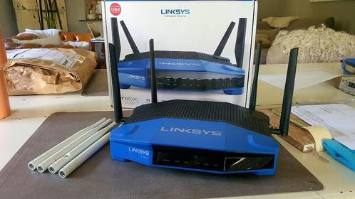 Linksys WRT1900AC inc OpenWRT & 2 antenne setjes!, Computers en Software, Routers en Modems, Gebruikt, Router, Ophalen of Verzenden