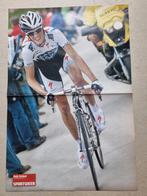 Poster wielrennen Andy Schleck Sportweek, Ophalen of Verzenden, Zo goed als nieuw, Rechthoekig Staand