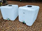 IBC Vaten met Grote Kraan opening 8 cm, water opslag, Tuin en Terras, Regentonnen, Ophalen, Kunststof, Gebruikt, Met kraantje