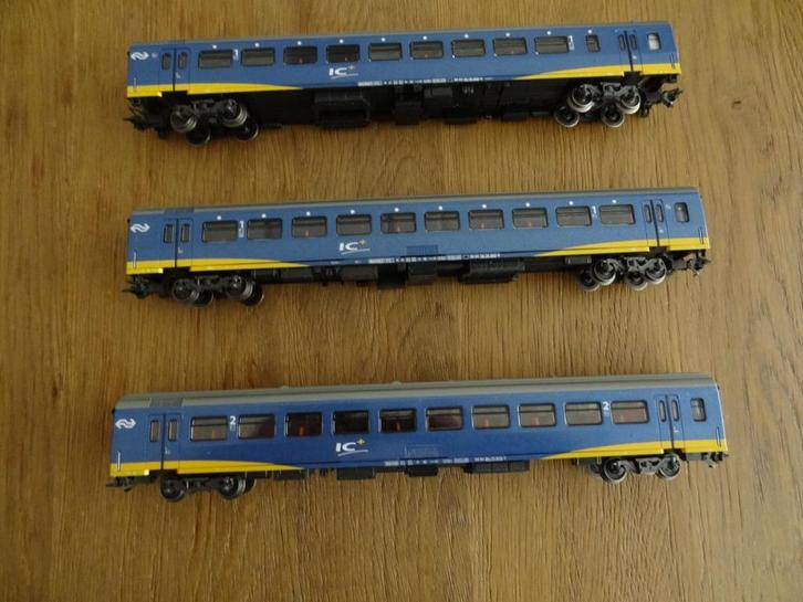 Marklin H0 42641 en 42642 IC rijtuigen, Hobby en Vrije tijd, Modeltreinen | H0, Zo goed als nieuw, Wagon, Wisselstroom, Märklin
