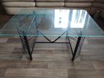 Salon- & Eettafel, Huis en Inrichting, Ophalen, Gebruikt, 50 tot 100 cm, Glas