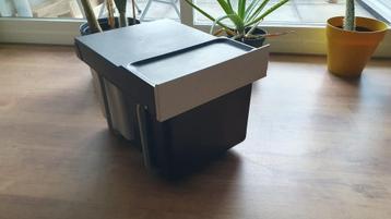 Prullenbak 2x 18L inbouw beschikbaar voor biedingen