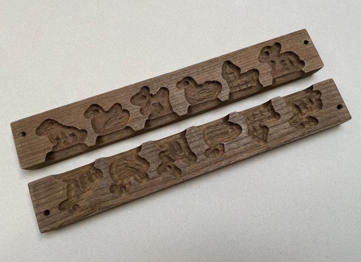 Mooie suikerplank/speculaasplank/koekplank, Antiek en Kunst, Curiosa en Brocante, Ophalen of Verzenden