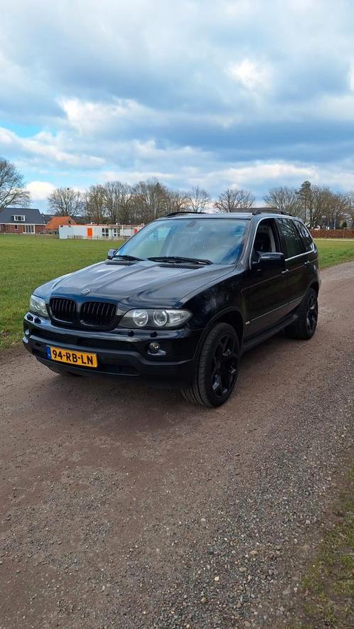 BMW X5 4.4 I AUT 2005 Zwart (complete motorrevisie), Auto's, BMW, Particulier, X5, Benzine, G, SUV of Terreinwagen, Automaat, Origineel Nederlands
