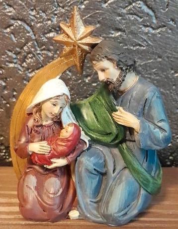 Kerstgroepje Kunststof - 13x10x4cm beschikbaar voor biedingen