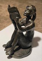 Bronzen beeldje Meisje met boek– Corry Ammerlaan, Ophalen of Verzenden