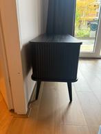 Zuiver Barbier Dressoir Zwart / TV / Media kast, Huis en Inrichting, Kasten | Dressoirs, Ophalen, 100 tot 150 cm, 25 tot 50 cm
