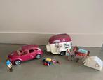 Schleich auto met trailer, Kinderen en Baby's, Ophalen of Verzenden, Gebruikt, Jongen of Meisje