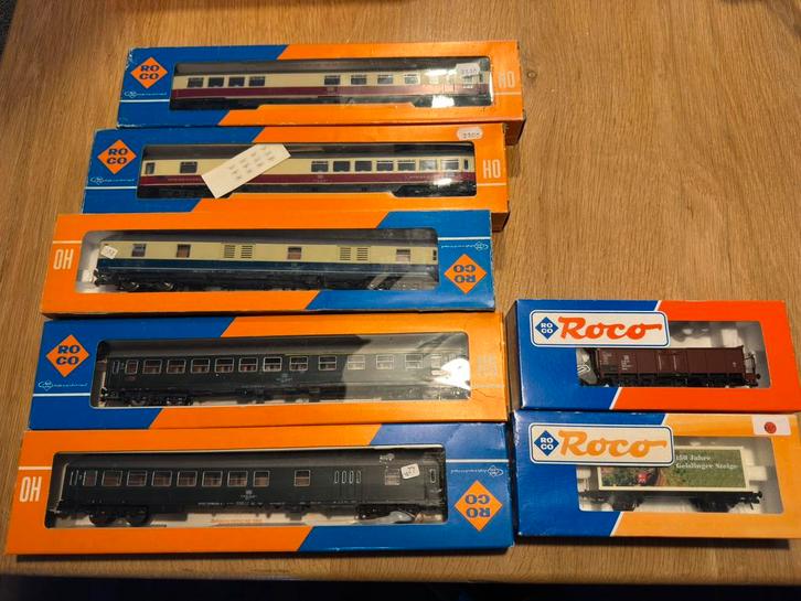 Roco HO, h0, wagons in originele verpakking als nieuw!, Hobby en Vrije tijd, Modeltreinen | H0, Zo goed als nieuw, Wagon, Gelijkstroom