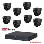 8MP Dahua IP PoE Starlight WizSense set/NVR + 8x camera's