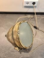 Industriële Staande Lamp - Vintage Stijl 20cm rond, Huis en Inrichting, Lampen | Vloerlampen, Ophalen of Verzenden, Zo goed als nieuw