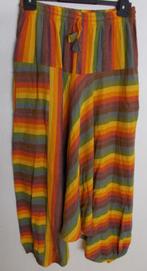 Ibiza/hippie regenboog kleuren broek! 40/L, Kleding | Heren, Maat 48/50 (M), Zo goed als nieuw, Verzenden, Overige kleuren