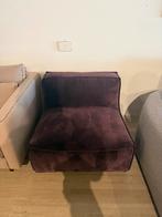 Los element lounge bank garlic velvet paars, Ophalen, Nieuw