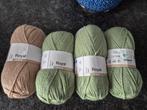 Zeeman Royal breigaren groen en beige nieuw 4 stuks, Hobby en Vrije tijd, Ophalen of Verzenden