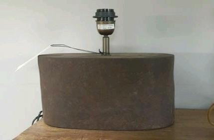 Hoffz lamp, aardewerk, Huis en Inrichting, Lampen | Lampenkappen, Zo goed als nieuw, Rond, Ophalen of Verzenden