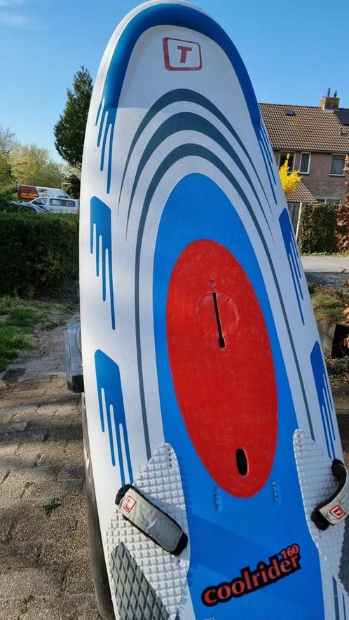 Tabou Coolrider  160 liter / set  3.7 m2/  set 5.9 m2, Watersport en Boten, Windsurfen, Zo goed als nieuw, Complete set, Minder dan 250 cm