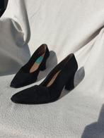 Stoere zwarte leren enkellaarzen Mt 38.Merk Catarina Martins, Kleding | Dames, Schoenen, Pumps, ., Zwart, Ophalen of Verzenden