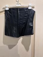 Leuk zwart leder look giletje in maat XS van ZARA, Ophalen of Verzenden, Zo goed als nieuw, Maat 34 (XS) of kleiner, Zwart