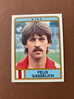 Panini Voetbal 84 Ajax Felix Gassenlich # 14, Ophalen of Verzenden, Nieuw, Sticker