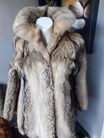Prachtige echte bruine  fox bontjas bont jas bontjasje L, Ophalen of Verzenden, Zo goed als nieuw, Maat 42/44 (L), Bruin