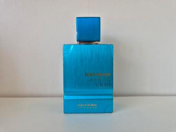 Al Haramain Amber Oud Aqua Dubai sample/decant beschikbaar voor biedingen