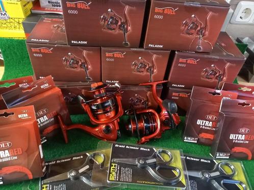 Combo-deal....Molen+Gevlochten+Schaartje.....slechts €45,-, Watersport en Boten, Hengelsport | Roofvissen, Nieuw, Complete set