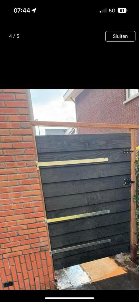 Poortdeur, Tuin en Terras, Tuinpoorten, Nieuw, Hout, 150 tot 200 cm, 200 cm of meer, Verzenden