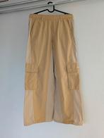 Obey Dylan parachute broek beige, XS, Beige, Ophalen of Verzenden, Zo goed als nieuw, Maat 34 (XS) of kleiner