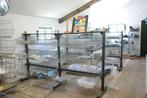 draadmanden verkoop stelling met 12 manden, Ophalen, Overige materialen, Mand, Zo goed als nieuw