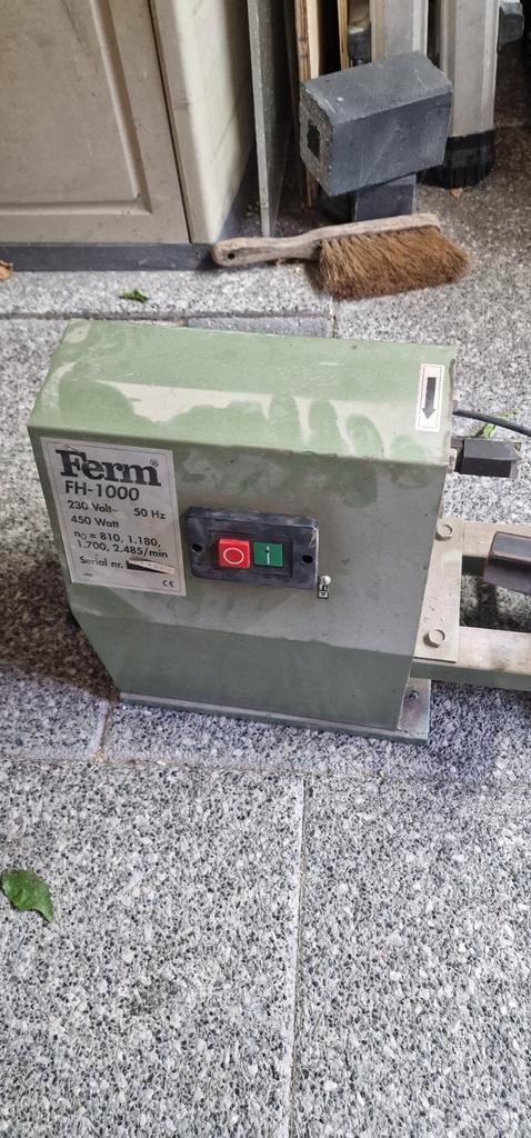 ferm houtdraai bank, Doe-het-zelf en Verbouw, Draaibanken, Gebruikt, Metaaldraaibank, Minder dan 500 mm, Ophalen