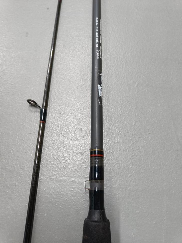 Mooie Albatros Cemax Carbon winkle picker 2.40m 2del.+tip, Watersport en Boten, Hengelsport | Witvissen, Zo goed als nieuw, Werphengel