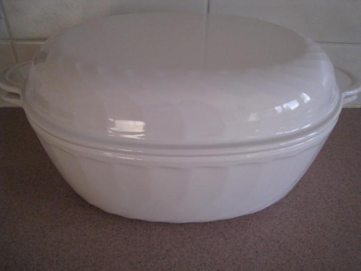 Vuurvaste kom, wit, 10 Arcoflam, vr gas, elec, micro of oven, Huis en Inrichting, Keuken | Servies, Gebruikt, Bord(en), Wedgwood