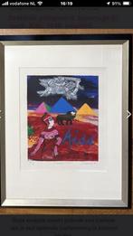 Corneille zeefdruk, hommage Verdi Aida 1990, Antiek en Kunst, Kunst | Schilderijen | Modern, Ophalen of Verzenden