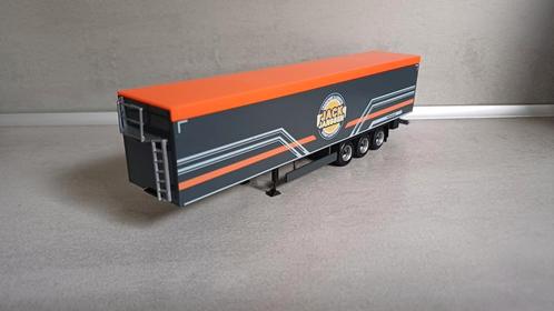 Herpa walking floor trailer Jack Janssen, Hobby en Vrije tijd, Modelauto's | 1:87, Gebruikt, Bus of Vrachtwagen, Herpa, Ophalen of Verzenden