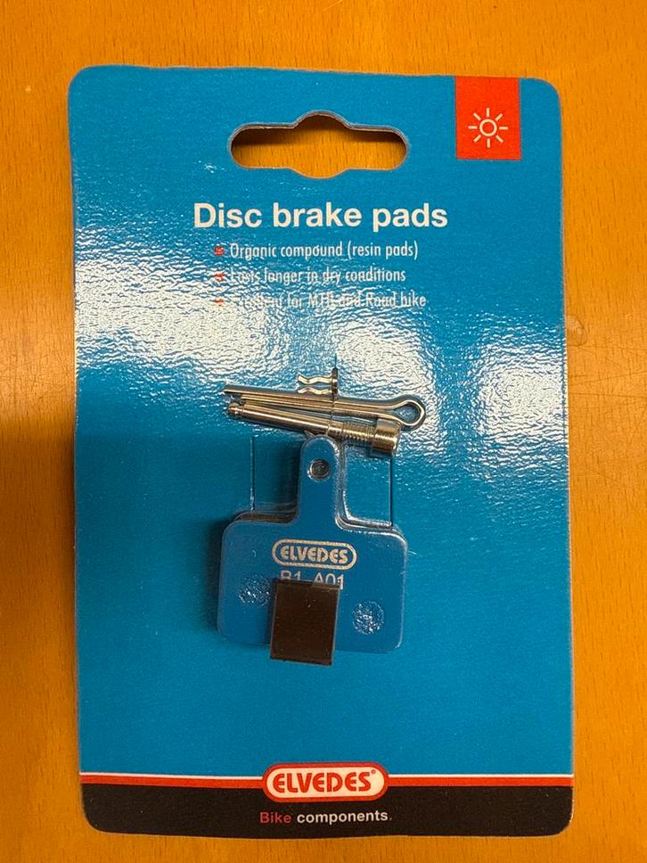 Remblokken Elvedes B1.A01 6854 - MTB & Racefiets, Fietsen en Brommers, Fietsonderdelen, Nieuw, Mountainbike, Overige typen, Ophalen of Verzenden