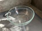 Glazen of glas serseerschaal rond (24x9 cm), Ophalen of Verzenden, Zo goed als nieuw